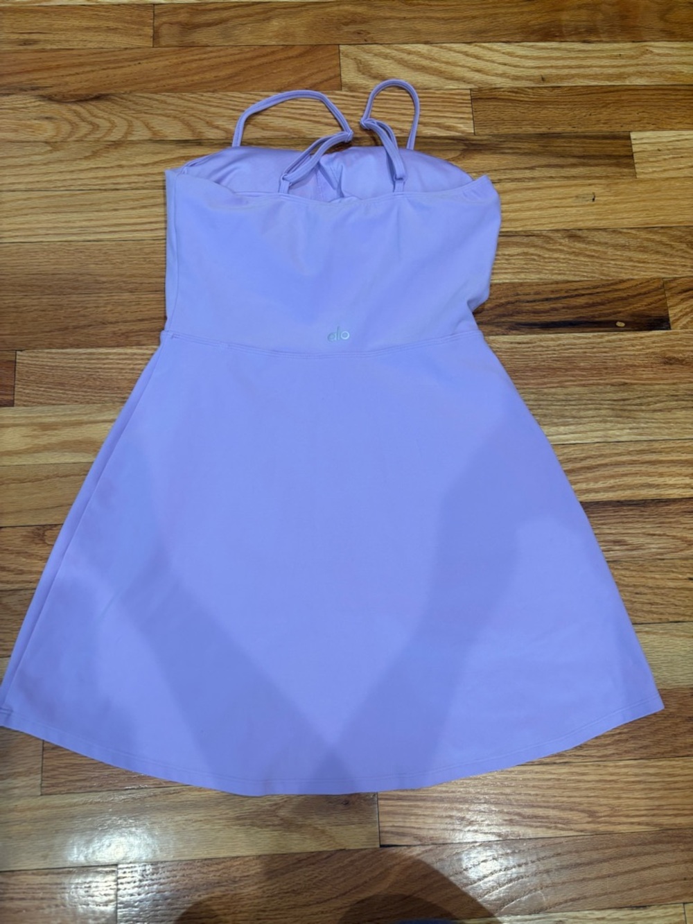 Alosoft Courtside Tennis Dress Lilac Small - Picture 4 of 6